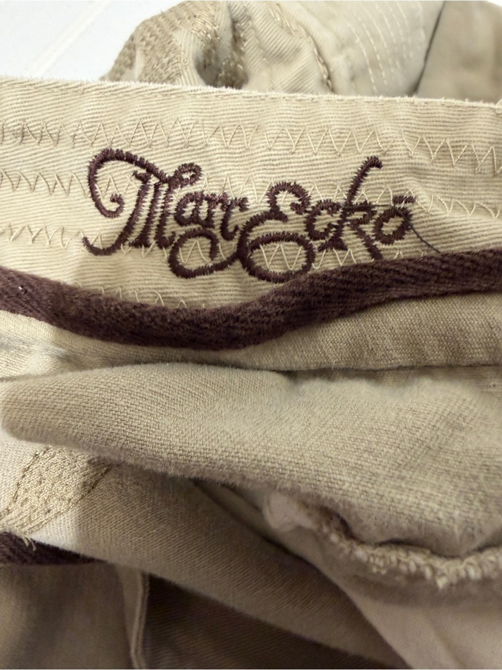 Vintage Marc Ecko Unltd A Cut Above Cargo Pants 33" Y2K Dragon Embroidery - Picture 4 of 13
